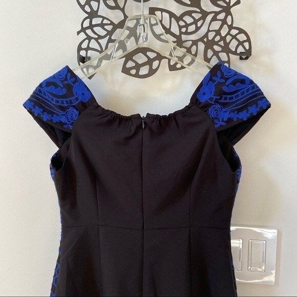 Foxiedox Betina Embroidered Body-Con Dress 2 - Picture 10 of 14